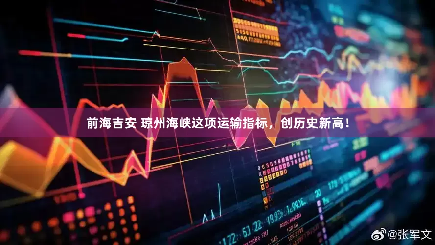 前海吉安 琼州海峡这项运输指标，创历史新高！