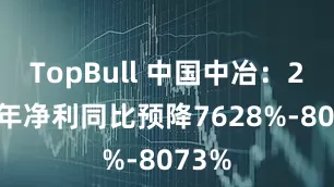 TopBull 中国中冶：2025年净利同比预降7628%-8073%